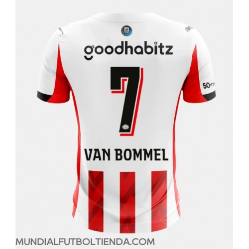Camiseta PSV Eindhoven Ruben van Bommel #7 Primera Equipación Replica 2025-26 mangas cortas Camiseta PSV Eindhoven Ruben van Bommel #7 Primera Equipación Replica 2025-26 mangas cortas